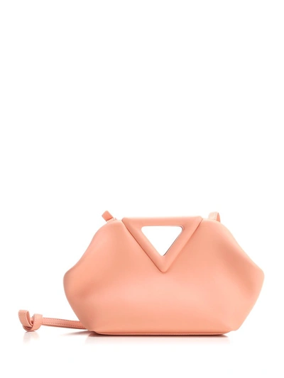 Bottega Veneta Small Point Top Handle Bag In Pink