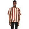 OPENING CEREMONY RED & OFF-WHITE STRIPED TWISTED T-SHIRT