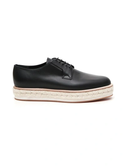 Church's Shannon Platform Derby Shoes In Black