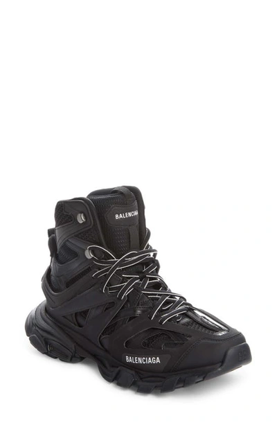 Balenciaga Black Track Hike High Top Sneakers