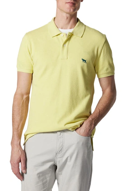 Rodd & Gunn Gunn Piqué Sports Fit Cotton Polo In Limoncello