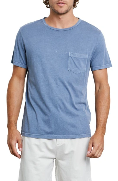 Rails Johnny Crewneck Pocket T-shirt In Steel