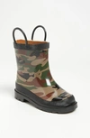 Western Chief Toddler, Little Boy's And Big Boy's Printed Rubber Rain Boots In Camo