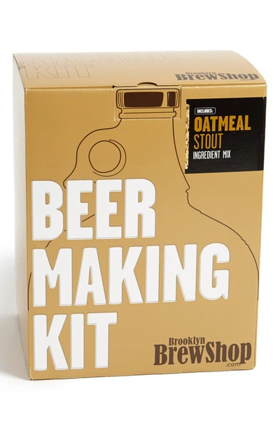 Brooklyn Brew Shop 'oatmeal Stout' One Gallon Beer Making Kit In Brown