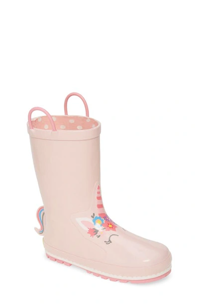 Western Chief Kids' Unity Unicorn Waterproof Rain Boot In Pink