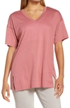 Zella All Day Oversize T-shirt In Pink Mauve