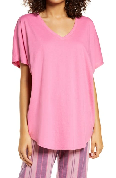 Bp. Sleepy Lounge Tee In Pink Ibis
