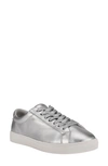 Marc Fisher Ltd Kelli Sneaker In Silver Leather