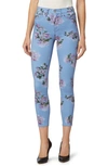 Hudson Barbara Super Skinny Ankle Jeans In Blurred Floral In Blurred Floral