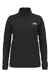 The North Face Glacier Half Zip Jacket In Tnf Black