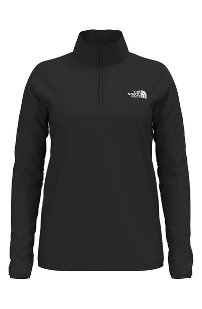 The North Face Glacier Half Zip Jacket In Tnf Black