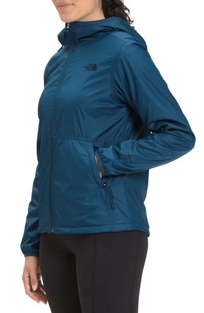 The North Face Pitaya Hooded Jacket In Monterey Blue/aviator Navy