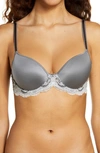 Wacoal Lace Affair Underwire Contour Bra In Quiet Shade/ Wind Chime