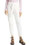 Rag & Bone Abby Cotton-blend Trousers In Ivry
