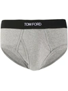 TOM FORD TOM FORD MEN'S GREY COTTON BRIEF,T4LC11040020 XL