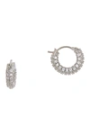 NORDSTROM RACK CZ HUGGIE HOOP EARRINGS,439107858762