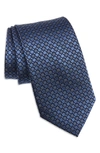 NORDSTROM NEAT MEDALLION SILK X-LONG TIE,NRP-20-04XL