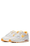 Nike Air Max 90 Sneaker In White/ Laser Orange