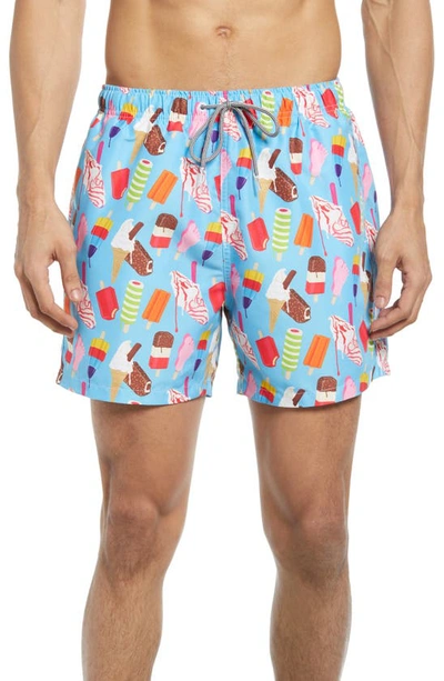 Boardies Ice Creams Swim Trunks In Blue