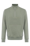 FRENCH CONNECTION FUNNEL NECK QUARTER ZIP PULLOVER,57QAD