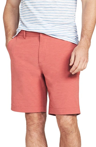 Faherty Belt Loop All Day Hybrid Shorts In Venice Red