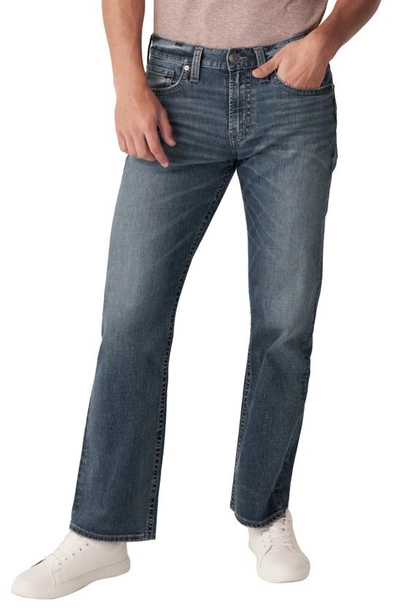 Silver Jeans Co. Men's Authentic Slim Fit Tapered Leg Jeans In Indigo