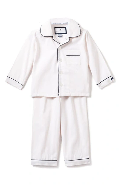 Petite Plume Babies' Kids' Two-piece Pajamas In White