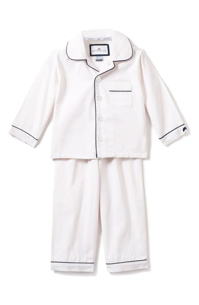 Petite Plume Babies'  Kids' Two-piece Pajamas In White