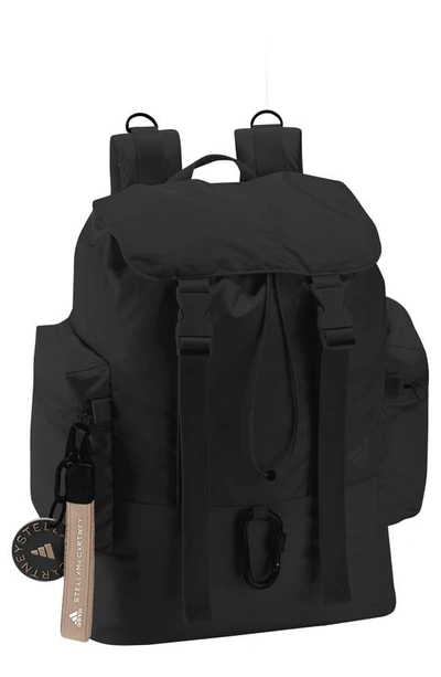 Adidas By Stella Mccartney Backpack In Black/ Black/ Sofpow