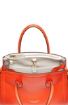 Kate Spade Knott Medium Leather Satchel In Tamarillo