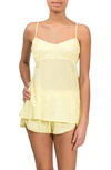 EVERYDAY RITUAL LILY DAISY CAMISOLE SHORT PAJAMAS,CS1114-10