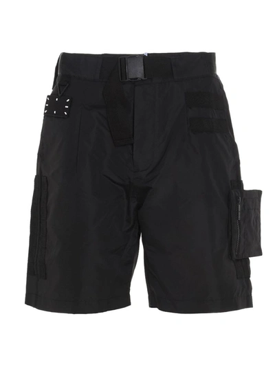 Mcq By Alexander Mcqueen Cargo Bermuda Shorts In Black