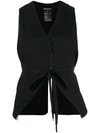 ANN DEMEULEMEESTER ANN DEMEULEMEESTER TIE-WAIST WAISTCOAT