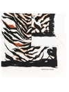 BALENCIAGA BALENCIAGA ABSTRACT-PRINT SCARF