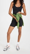 Girlfriend Collective Bike Compressive Stretch Bodysuit In Black
