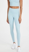 Girlfriend Collective Womens Sky Compressive High-rise Recycled Polyester-blend Leggings Xs