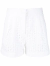 MICHAEL KORS MICHAEL KORS WOMEN'S WHITE COTTON SHORTS,MS130121DZ100 2