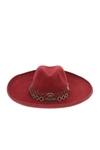 GUCCI GUCCI WOMEN'S RED LEATHER HAT,5675853HH196374 M