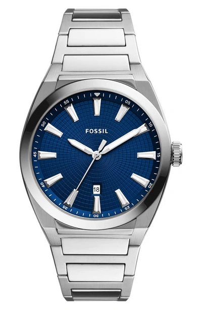 Fossil Everett Bracelet Watch, 42mm In Stainless