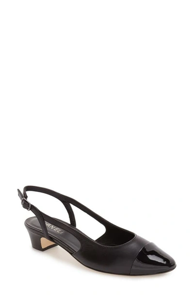 Vaneli 'aliz' Slingback Pump In Black Leather