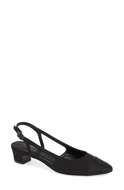 Vaneli 'aliz' Slingback Pump In Black Fabric