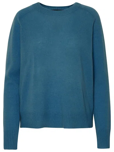 360cashmere 360 Cashmere Light Blue Cashmere 'taylor' Sweater