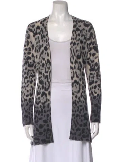 Pre-owned 360cashmere Cashmere Animal Print Sweater In Multi