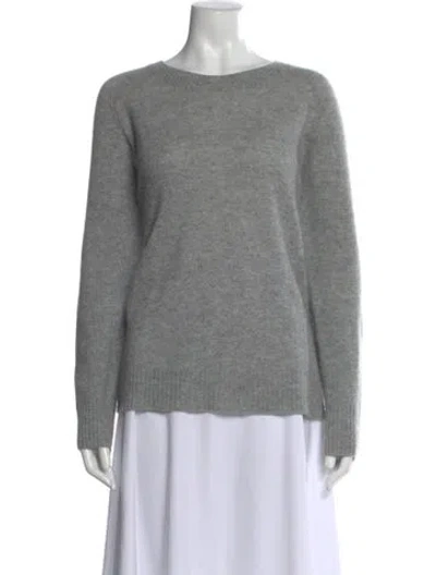 Pre-owned 360cashmere Cashmere Bateau Neckline Sweater In Gray