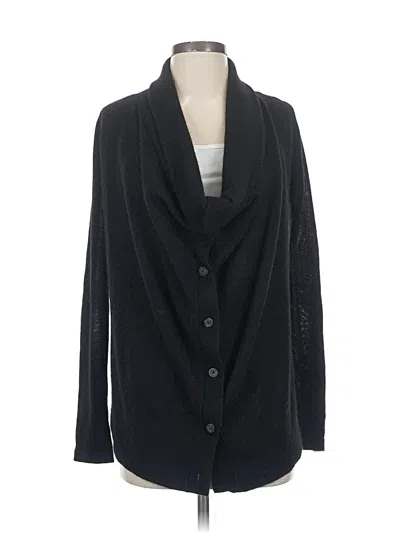 Pre-owned 360cashmere Cashmere Cardigan Sweater In Black