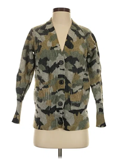 Pre-owned 360cashmere Cashmere Cardigan Sweater In Green