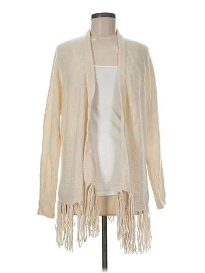 Pre-owned 360cashmere Cashmere Cardigan Sweater In Ivory