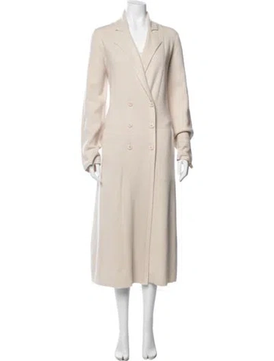 Pre-owned 360cashmere Cashmere Coat In Neutral
