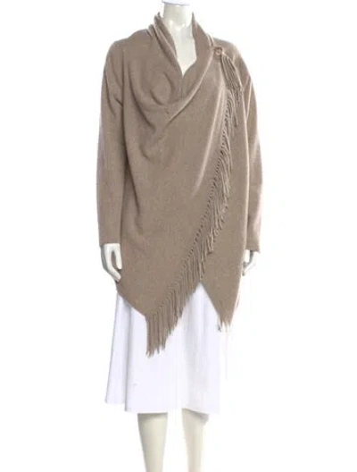Pre-owned 360cashmere Cashmere Cowl Neck Sweater In Brown