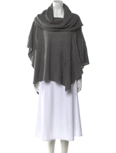 Pre-owned 360cashmere Cashmere Cowl Neck Sweater In Gray
